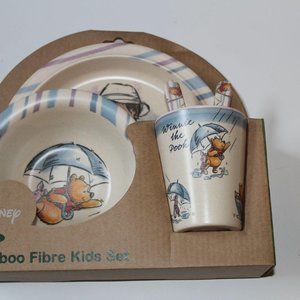 Disney Pooh Rainy Day Fibre Dish Set